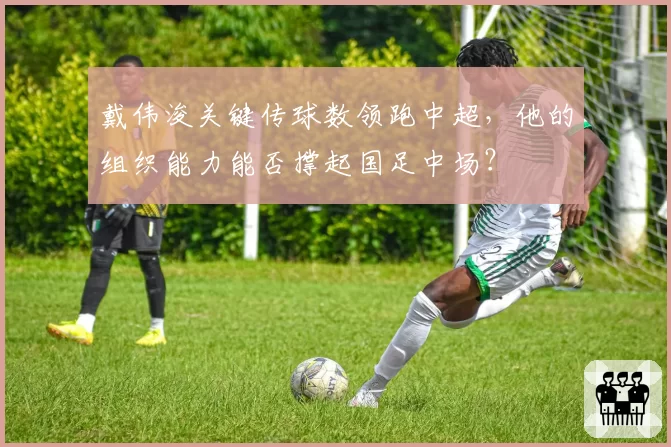 戴伟浚关键传球数领跑中超,他的组织能力能否撑起国足中场?
